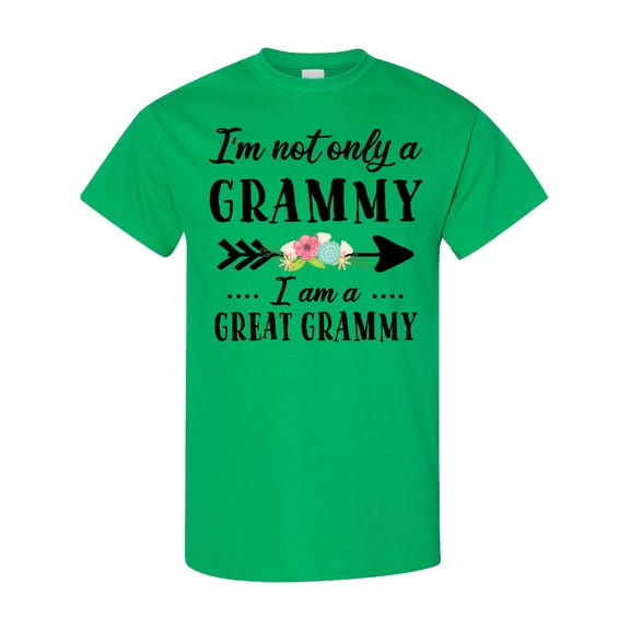 Inktastic I'm Not Only a Grammy I'm a Great Grammy with Flowers T-Shirt