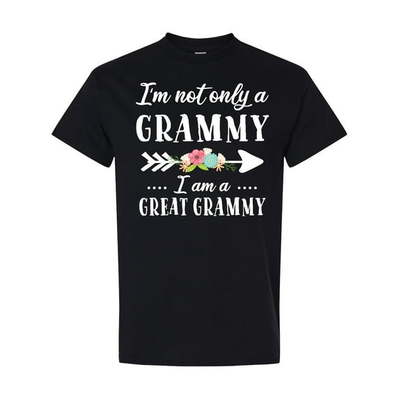 Inktastic I'm Not Only a Grammy I'm a Great Grammy with Flowers T-Shirt