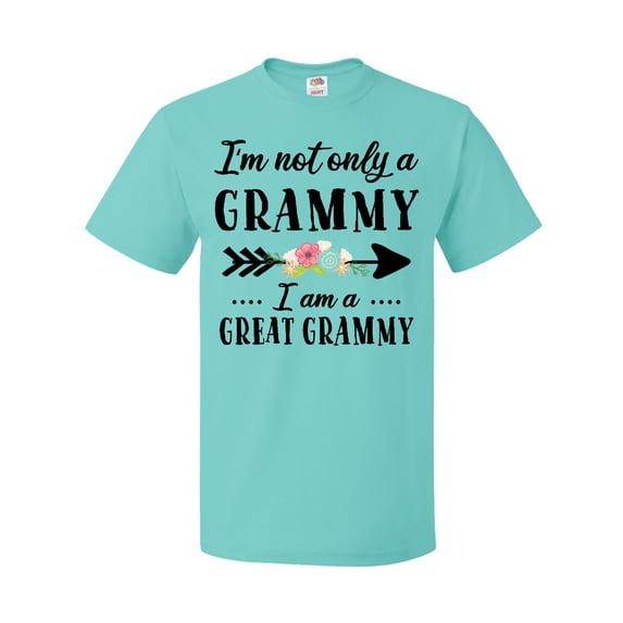 Inktastic I'm Not Only a Grammy I'm a Great Grammy with Flowers T-Shirt