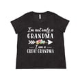 thumbnail image 1 of Inktastic I'm Not Only a Grandma I'm a Great Grandma with Flowers Women's Plus Size T-Shirt, 1 of 5