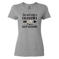 thumbnail image 1 of Inktastic I'm Not Only a Grandma I'm a Great Grandma with Flowers Women's T-Shirt, 1 of 5