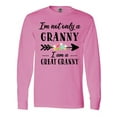 thumbnail image 1 of Inktastic I'm Not Only a Granny I'm a Great Granny with Flowers Long Sleeve T-Shirt, 1 of 5