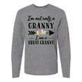 thumbnail image 1 of Inktastic I'm Not Only a Granny I'm a Great Granny with Flowers Long Sleeve T-Shirt, 1 of 5