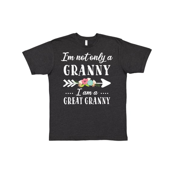 Inktastic I'm Not Only a Granny I'm a Great Granny with Flowers T-Shirt
