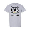 thumbnail image 1 of Inktastic I'm Not Only a Oma I'm a Great Oma with Flowers T-Shirt, 1 of 5