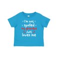thumbnail image 1 of Inktastic I'm Not Spoiled My Grandpa Just Loves Me Boys or Girls Toddler T-Shirt, 1 of 5