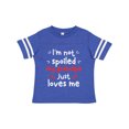 thumbnail image 1 of Inktastic I'm Not Spoiled My Grandpa Just Loves Me Boys or Girls Toddler T-Shirt, 1 of 5