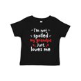 thumbnail image 1 of Inktastic I'm Not Spoiled My Grandpa Just Loves Me Boys or Girls Toddler T-Shirt, 1 of 5