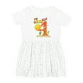 thumbnail image 1 of Inktastic I'm O-fish-ally Four Cute Puffer Fish Fourth Birthday Girls Toddler Dress, 1 of 5