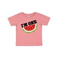 thumbnail image 1 of Inktastic I'm One 1st Birthday Watermelon Boys or Girls Baby T-Shirt, 1 of 5