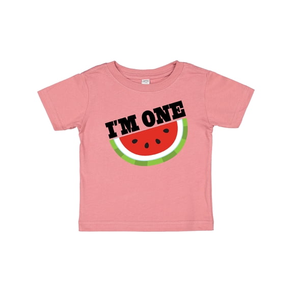 Inktastic I'm One 1st Birthday Watermelon Boys or Girls Baby T-Shirt