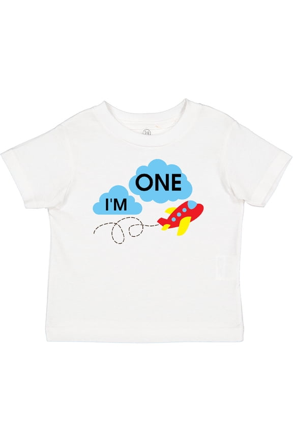 I'm One Airplane 1st Birthday Boys or Girls Baby T-Shirt