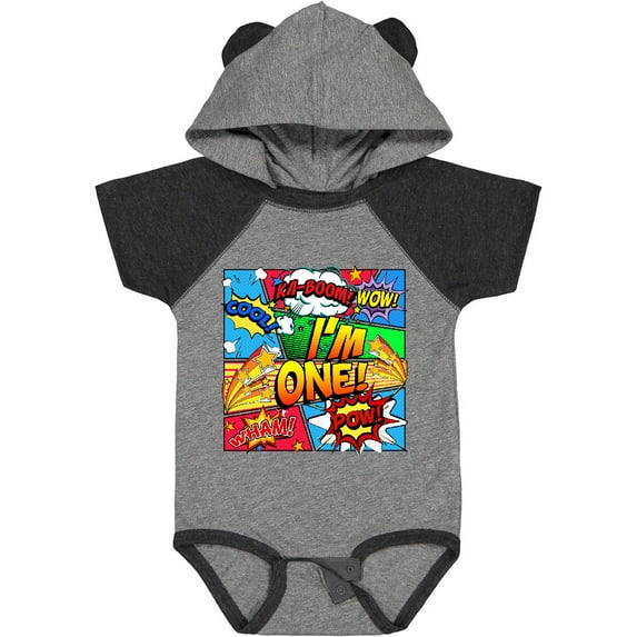 Inktastic I'm One Comic Book Boys or Girls Baby Bodysuit