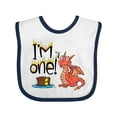 thumbnail image 1 of Inktastic I'm One Cute Dragon First Birthday Boys or Girls Baby Bib, 1 of 4