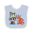 thumbnail image 1 of Inktastic I'm One Cute Dragon First Birthday Boys or Girls Baby Bib, 1 of 4