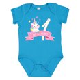 thumbnail image 1 of Inktastic I'm One Cute Unicorn 1st Birthday Boys or Girls Baby Bodysuit, 1 of 5