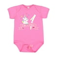 thumbnail image 1 of Inktastic I'm One Cute Unicorn 1st Birthday Boys or Girls Baby Bodysuit, 1 of 5