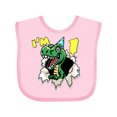 thumbnail image 1 of Inktastic I'm One Dinosaur Boys or Girls Baby Bib, 1 of 4