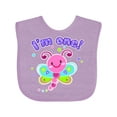 thumbnail image 1 of Inktastic I'm One- Dragonfly First Birthday Girls Baby Bib, 1 of 4