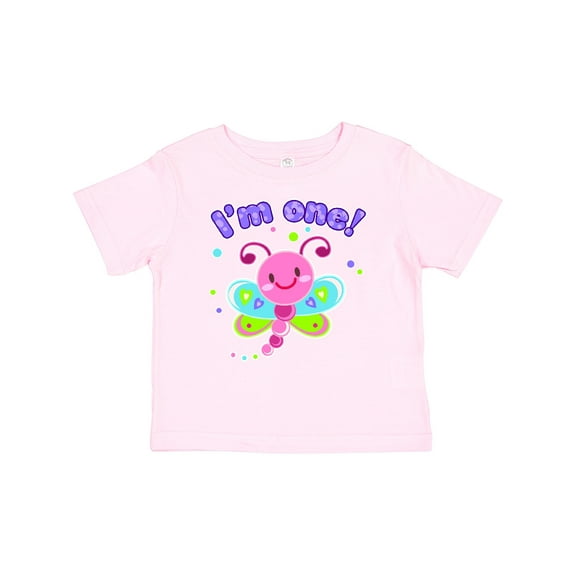 Inktastic I'm One Dragonfly First Birthday Girls Baby T-Shirt