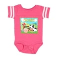 thumbnail image 1 of Inktastic I'm One Farm Animals Wearing Birthday Party Hats Boys or Girls Baby Bodysuit, 1 of 5
