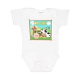 thumbnail image 1 of Inktastic I'm One Farm Animals Wearing Birthday Party Hats Boys or Girls Baby Bodysuit, 1 of 5
