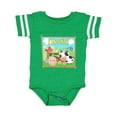 thumbnail image 1 of Inktastic I'm One Farm Animals Wearing Birthday Party Hats Boys or Girls Baby Bodysuit, 1 of 5