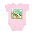 thumbnail image 1 of Inktastic I'm One Farm Animals Wearing Birthday Party Hats Boys or Girls Baby Bodysuit, 1 of 5