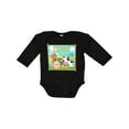 thumbnail image 1 of Inktastic I'm One Farm Animals Wearing Birthday Party Hats Boys or Girls Long Sleeve Baby Bodysuit, 1 of 5