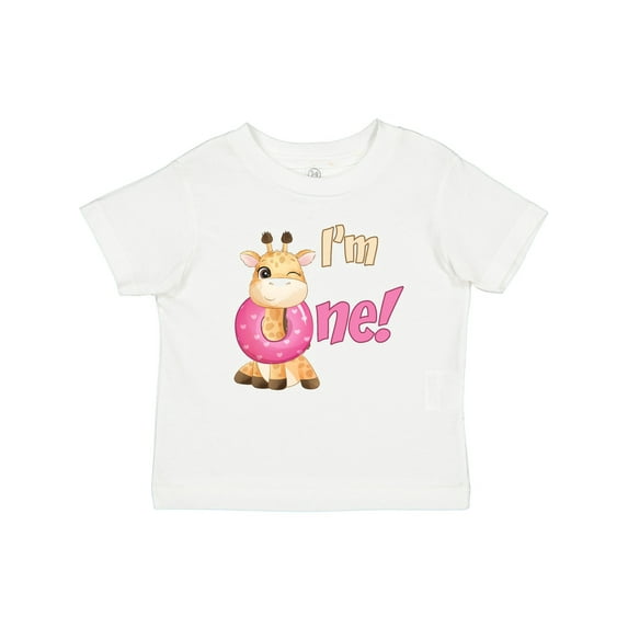 Inktastic I'm One Giraffe Boys or Girls Baby T-Shirt