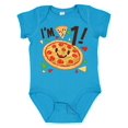 thumbnail image 1 of Inktastic I'm One Pizza Birthday Party Boys or Girls Baby Bodysuit, 1 of 5