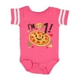 thumbnail image 1 of Inktastic I'm One Pizza Birthday Party Boys or Girls Baby Bodysuit, 1 of 5