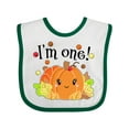thumbnail image 1 of Inktastic I'm One Pumpkin Birthday Autumn Boys or Girls Baby Bib, 1 of 4