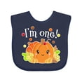 thumbnail image 1 of Inktastic I'm One Pumpkin Birthday Autumn Boys or Girls Baby Bib, 1 of 4