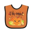 thumbnail image 1 of Inktastic I'm One Pumpkin Birthday Autumn Boys or Girls Baby Bib, 1 of 4