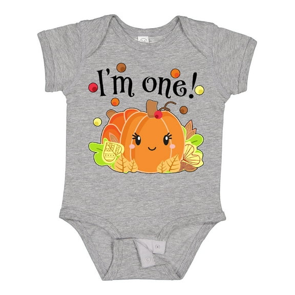 Inktastic I'm One Pumpkin Birthday Autumn Boys or Girls Baby Bodysuit