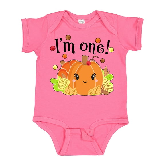 Inktastic I'm One Pumpkin Birthday Autumn Boys or Girls Baby Bodysuit