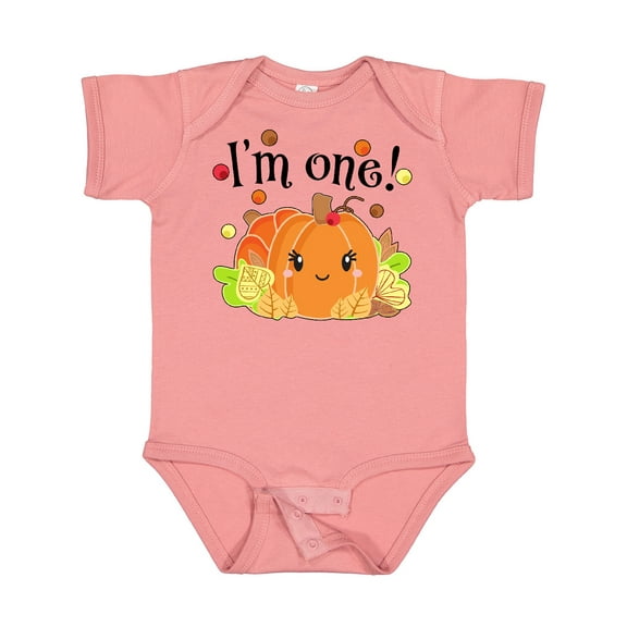 Inktastic I'm One Pumpkin Birthday Autumn Boys or Girls Baby Bodysuit
