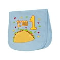 thumbnail image 1 of Inktastic I'm One Taco Birthday Party Baby Burp Cloth, 1 of 3