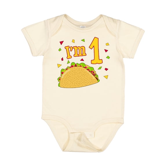 Inktastic I'm One Taco Birthday Party Boys or Girls Baby Bodysuit