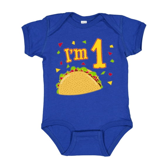 Inktastic I'm One Taco Birthday Party Boys or Girls Baby Bodysuit