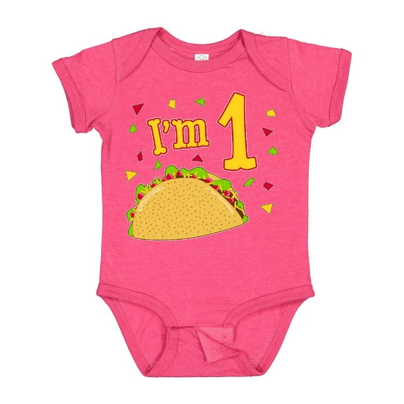 Inktastic I'm One Taco Birthday Party Boys or Girls Baby Bodysuit