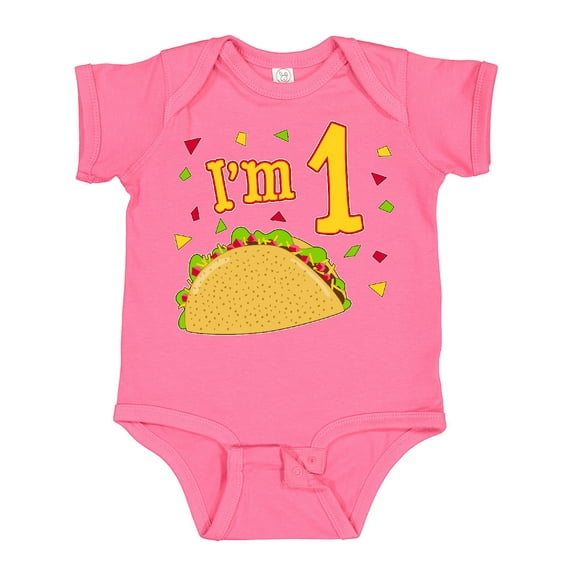 Inktastic I'm One Taco Birthday Party Boys or Girls Baby Bodysuit