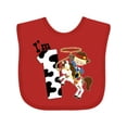 thumbnail image 1 of Inktastic I'm One-cowboy Riding Horse Birthday Boys Baby Bib, 1 of 4