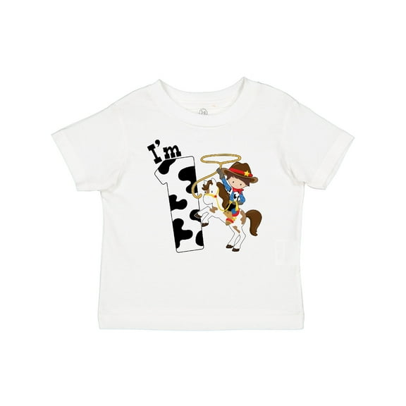 Inktastic I'm One-cowboy Riding Horse Birthday Boys Baby T-Shirt