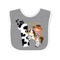 thumbnail image 1 of Inktastic I'm One-cowgirl Riding Horse Birthday Girls Baby Bib, 1 of 4