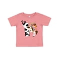 thumbnail image 1 of Inktastic I'm One-cowgirl Riding Horse Birthday Girls Baby T-Shirt, 1 of 5