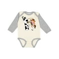 thumbnail image 1 of Inktastic I'm One-cowgirl Riding Horse Birthday Girls Long Sleeve Baby Bodysuit, 1 of 5