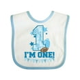 thumbnail image 1 of Inktastic I'm One (football) Boys or Girls Baby Bib, 1 of 4