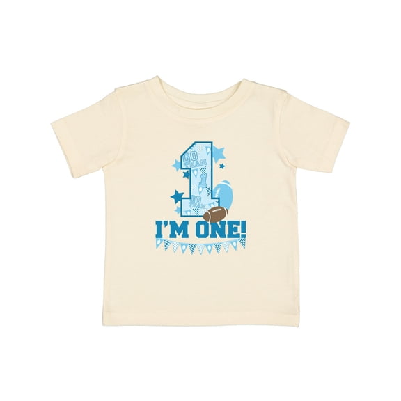 Inktastic I'm One (football) Boys or Girls Baby T-Shirt